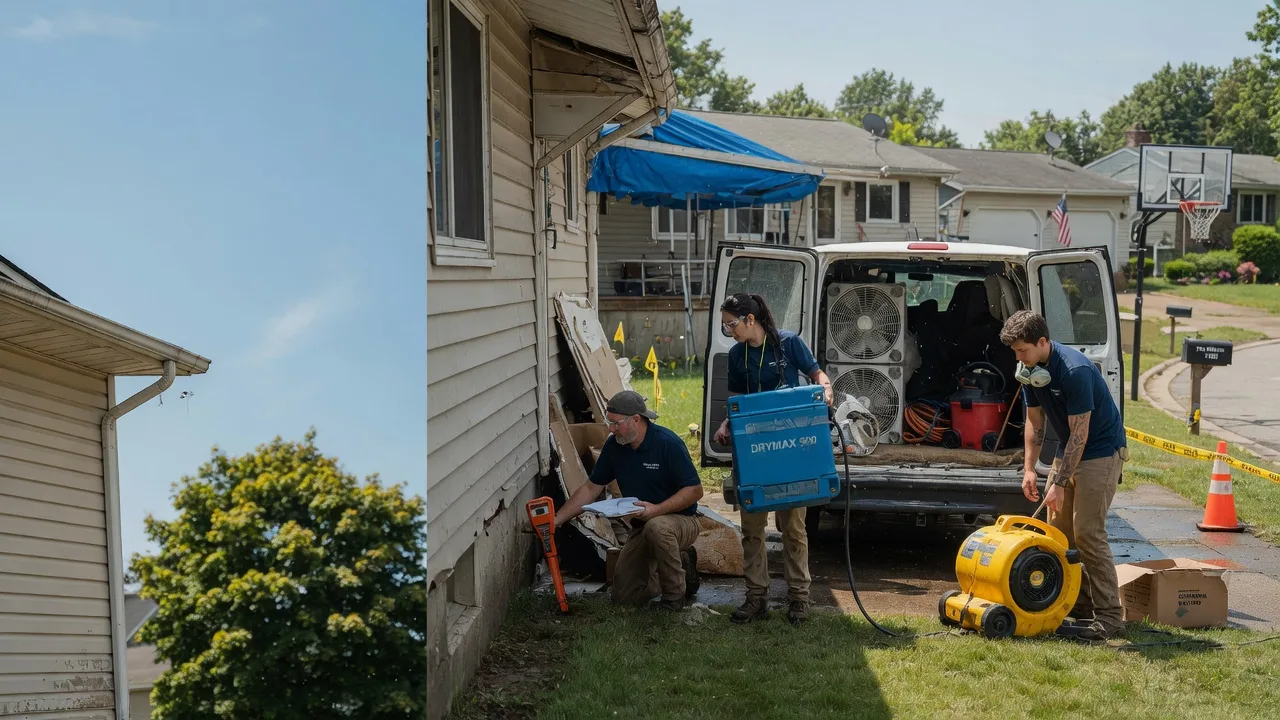 Ceiling Leak Cleanup in Georgetown, OH near me