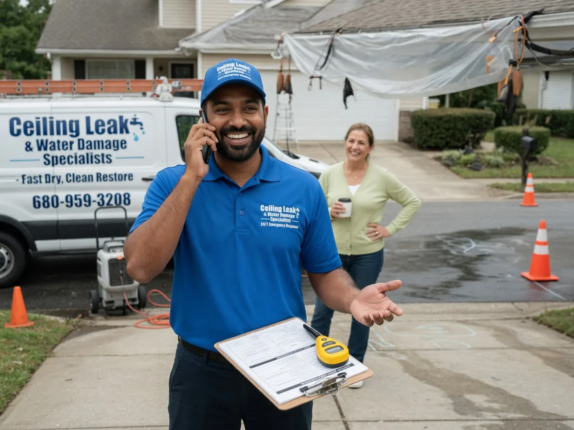 Ceiling Leak Cleanup Georgetown, OH FAQs